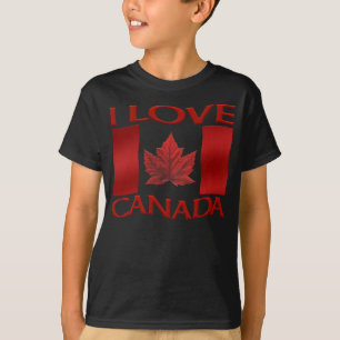 I Love Canada T-shirt Organic Kid's Canada Tee