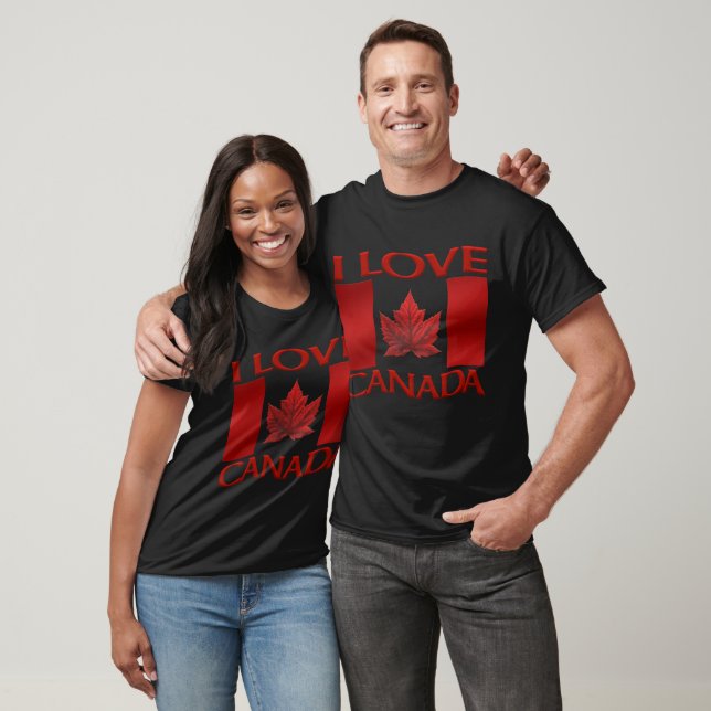 I Love Canada T-shirt Women's Plus Size Canada Tee (Unisex)