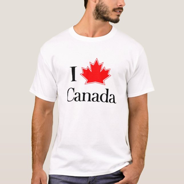 I LOVE CANADA T-SHIRTS (Front)