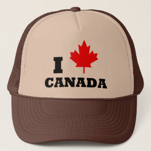 I Love Canada Trucker Hat