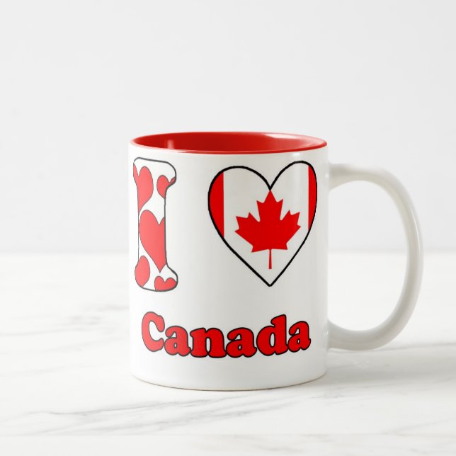 I love Canada Two-Tone Coffee Mug (Right)