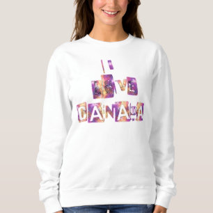 I Love Canada Women's Basic Sweatshirt