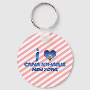 I love Canajoharie, New York Key Ring