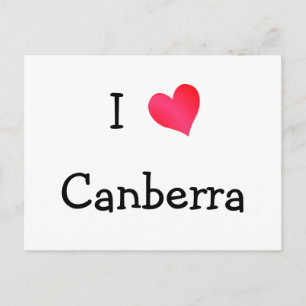 I Love Canberra Postcard