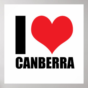 I love Canberra Poster