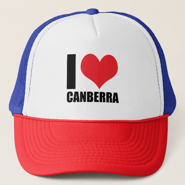 I love Canberra  Trucker Hat (Front)