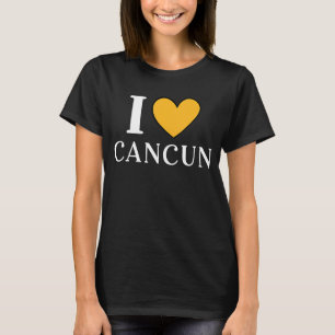 I Love Cancun Mexico Vacation 8 T-Shirt