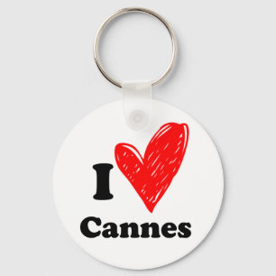 I love Cannes Key Ring