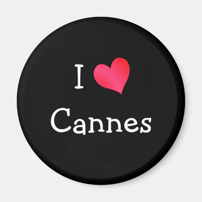 I Love Cannes Magnet (Front)