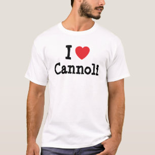 I love Cannoli heart T-Shirt