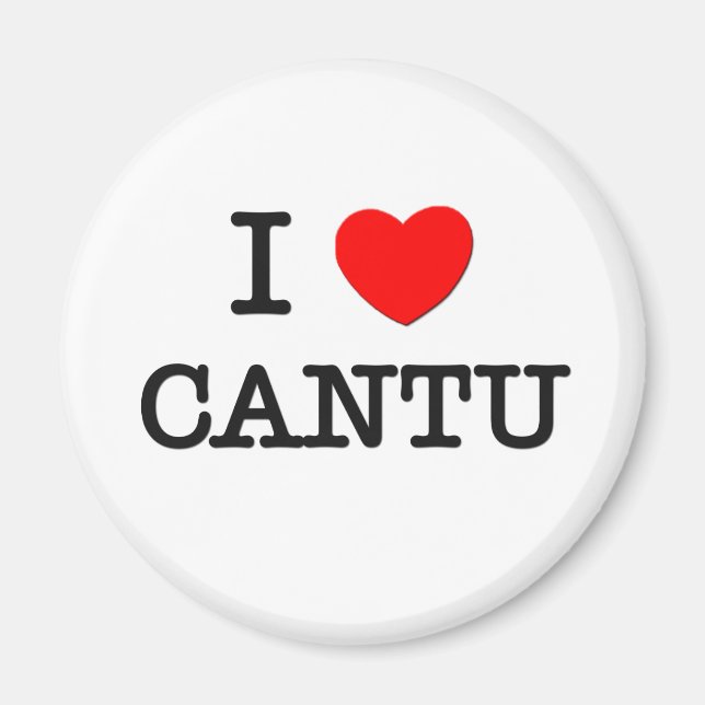 I Love Cantu Magnet (Front)