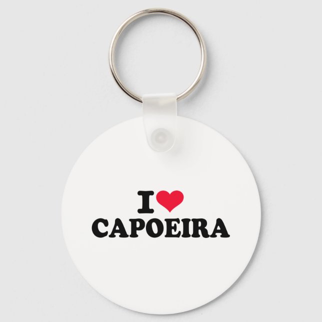 I love Capoeira Key Ring (Front)