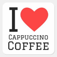 I love cappuccino coffee