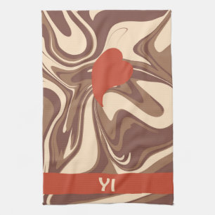 I love cappuccino kitchen towel