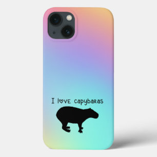I Love Capybaras iPhone 13 Case