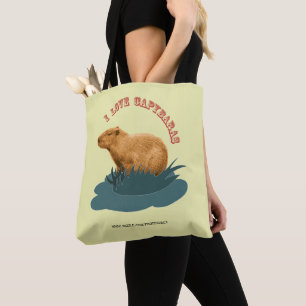 I Love Capybaras Cute Capybara Lover Tote Bag