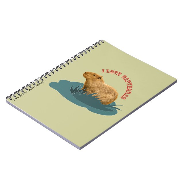 I love capybaras Notebook (Left Side)