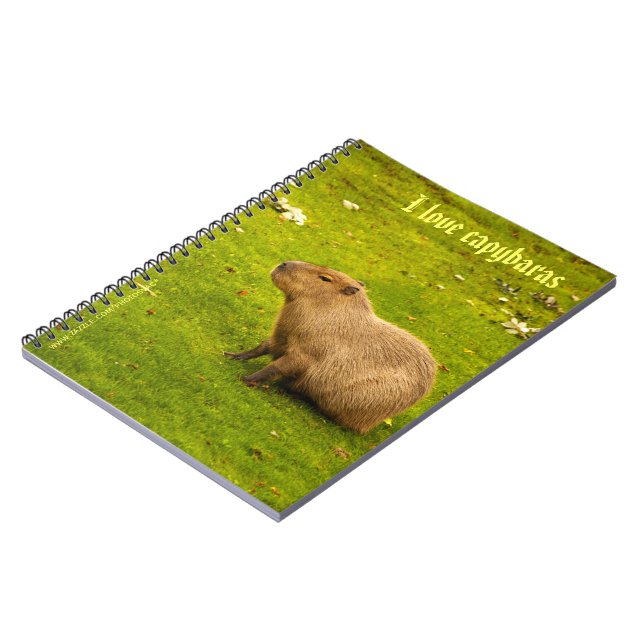 I love capybaras Notebook (Left Side)