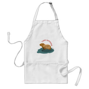 I love capybaras standard apron
