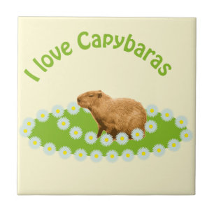 I love Capybaras Tile