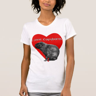 I Love Capybaras Women's Basic Tee