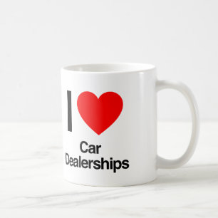 i love car dealerships coffee mug