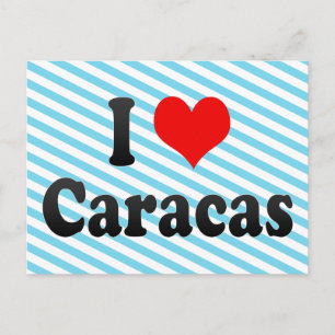 I Love Caracas, Venezuela Postcard
