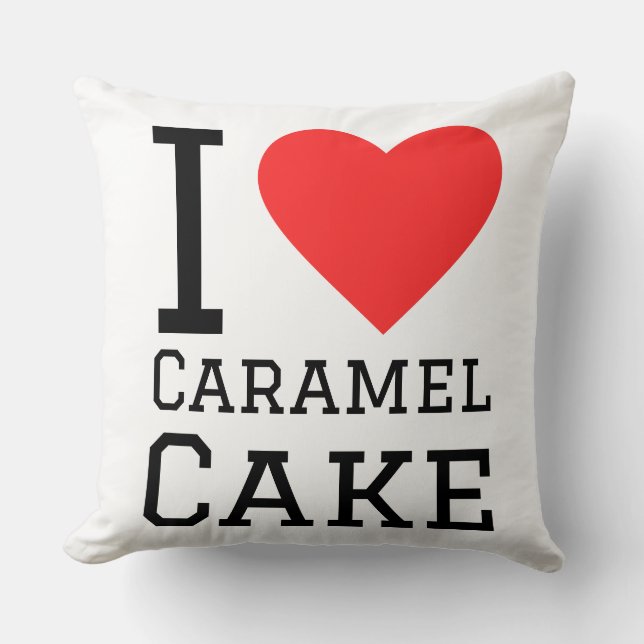 I love caramel cake  cushion (Front)
