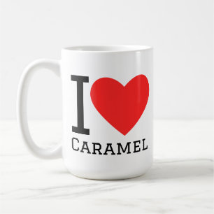 I love caramel coffee mug
