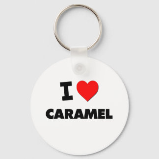 I love Caramel Key Ring
