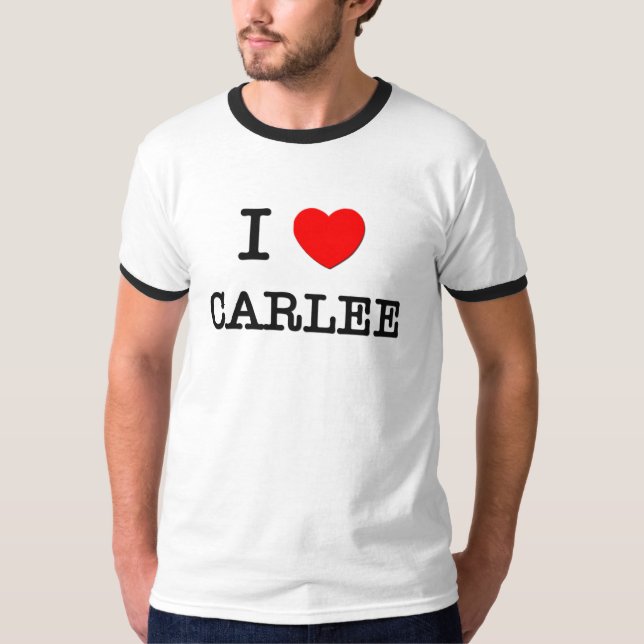 I Love Carlee T-Shirt (Front)