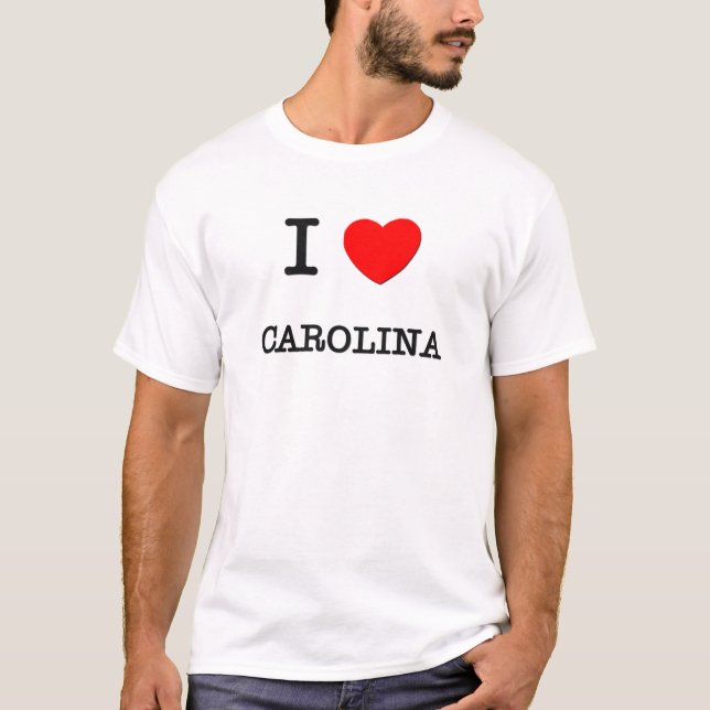 I Love Carolina T-Shirt (Front)