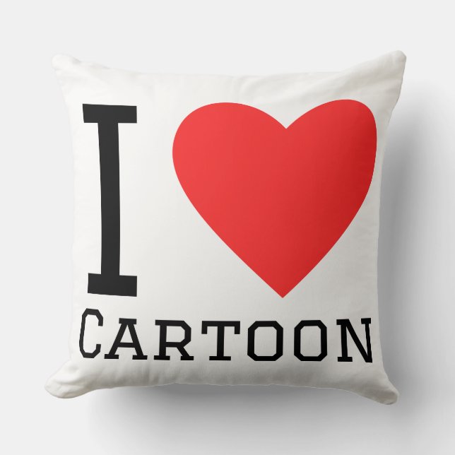I love cartoon cushion (Front)