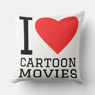I love cartoon movies cushion