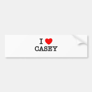 I Love Casey Bumper Sticker
