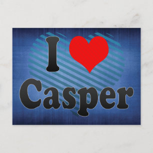 I Love Casper, United States Postcard