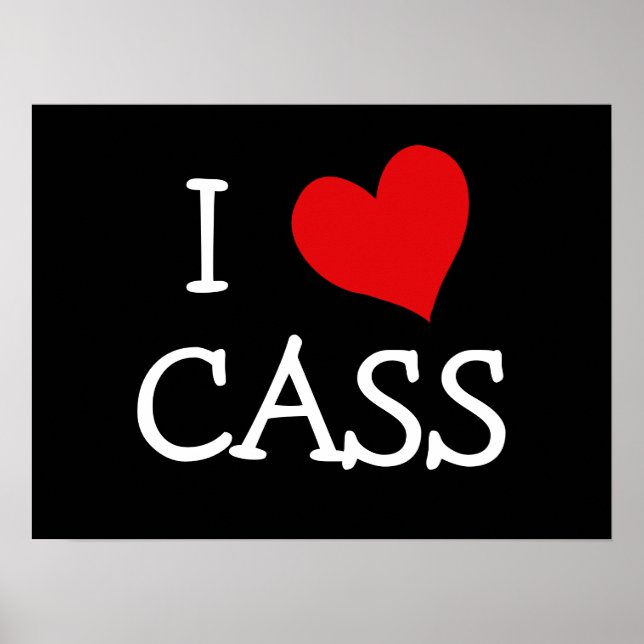 I LOVE CASS POSTER (Front)