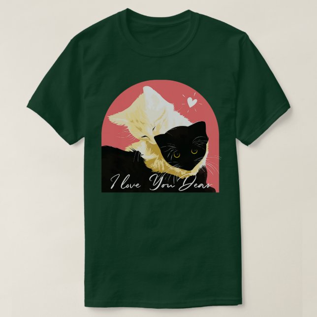 I love cat 10 T-Shirt (Design Front)