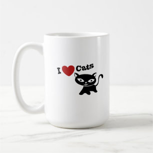 I Love Cat Coffee Mug