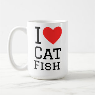 I love cat fish coffee mug