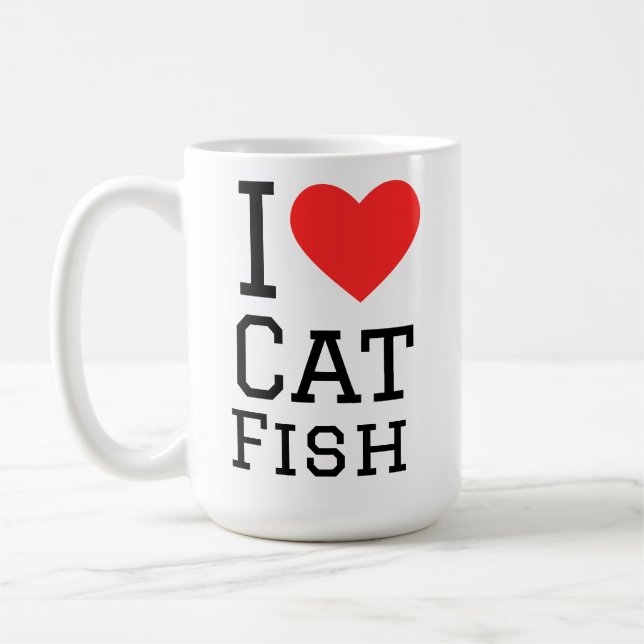I love cat fish coffee mug (Left)