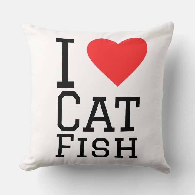 I love cat fish cushion (Front)