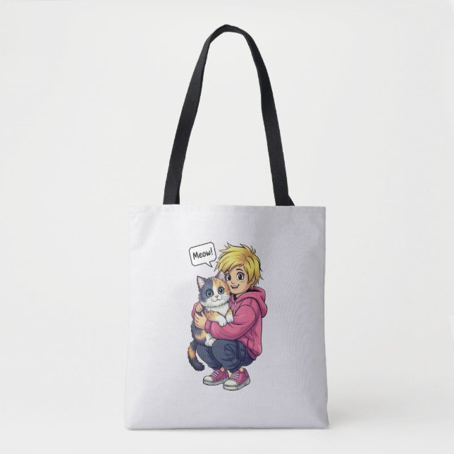 I love cat tote bag (Front)