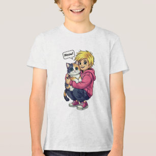 I love cat Tri-Blend shirt