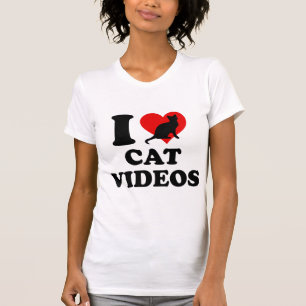 I Love Cat Videos T-Shirt