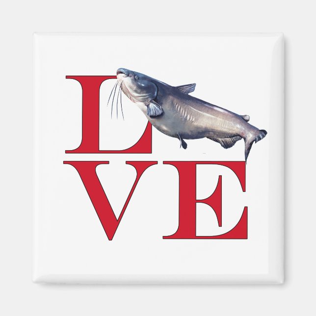 I Love Catfish Magnet (Front)