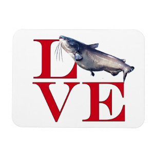 I Love Catfish Magnet