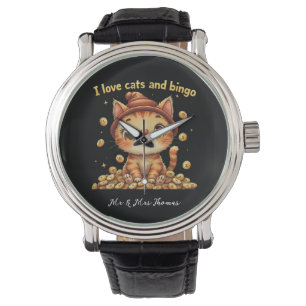 I Love Cats and Bingo Perfect Combo Bingo Love Watch