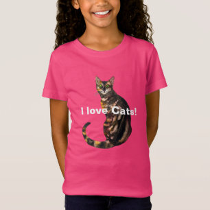 I love Cats! Bengal cat T-Shirt