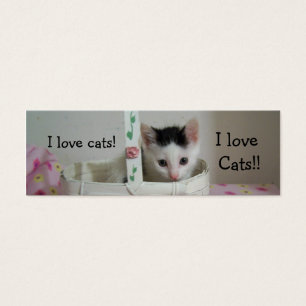 I love Cats Bookmark!